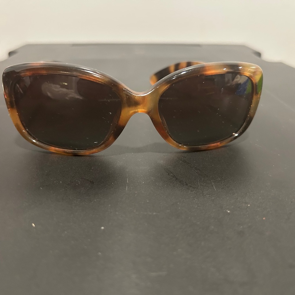 Brown Rectangular Tortoiseshell Sunglasses - image 4
